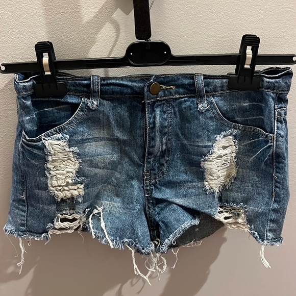 Pistola distressed denim shorts 28 - Picture 1 of 7